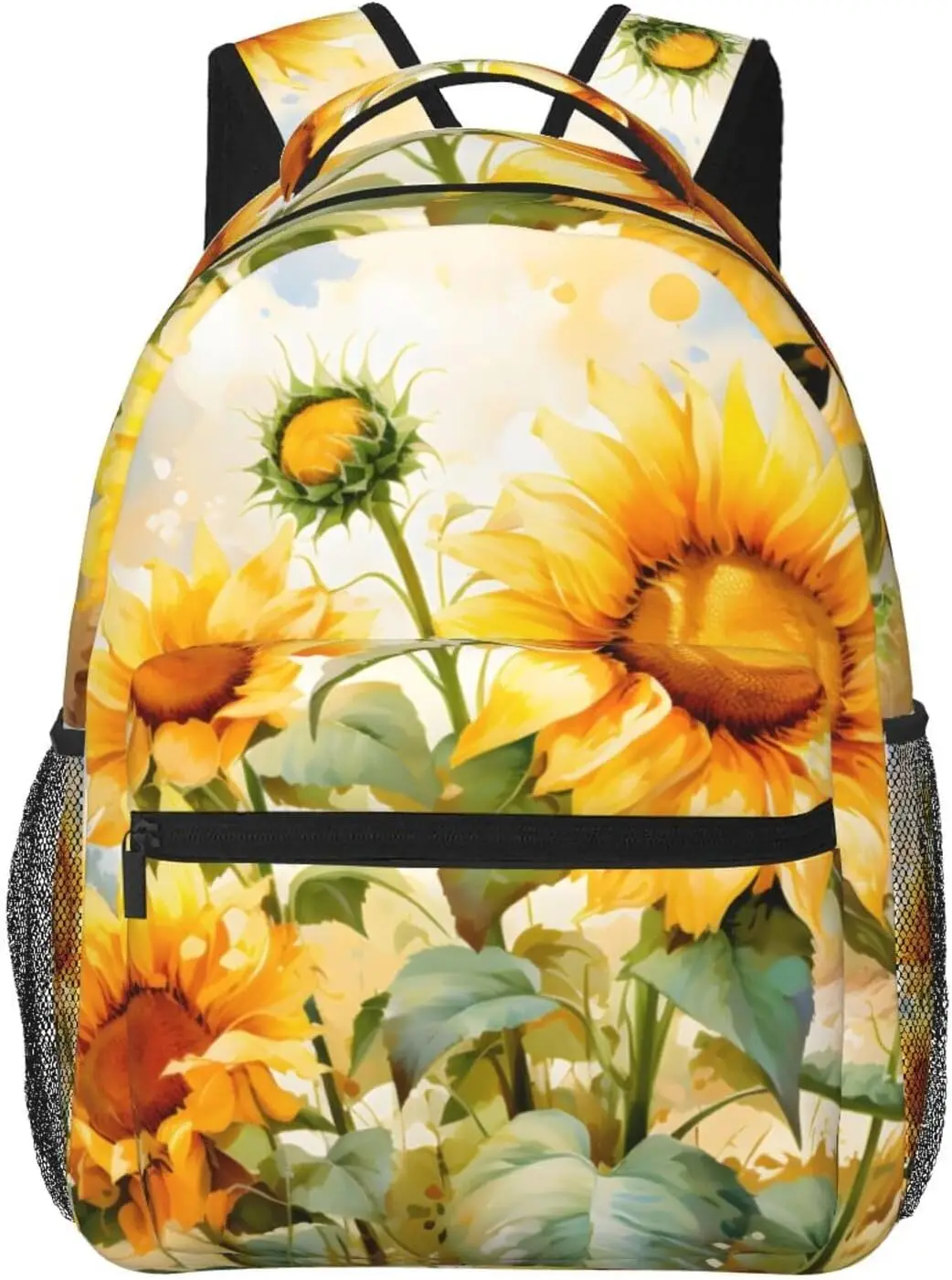 

Сумка для ноутбука Back to School Легкий рюкзак для ноутбука Summer Sunflower Gardens Легкий многоцелевой дорожный повседневный рюкзак Un