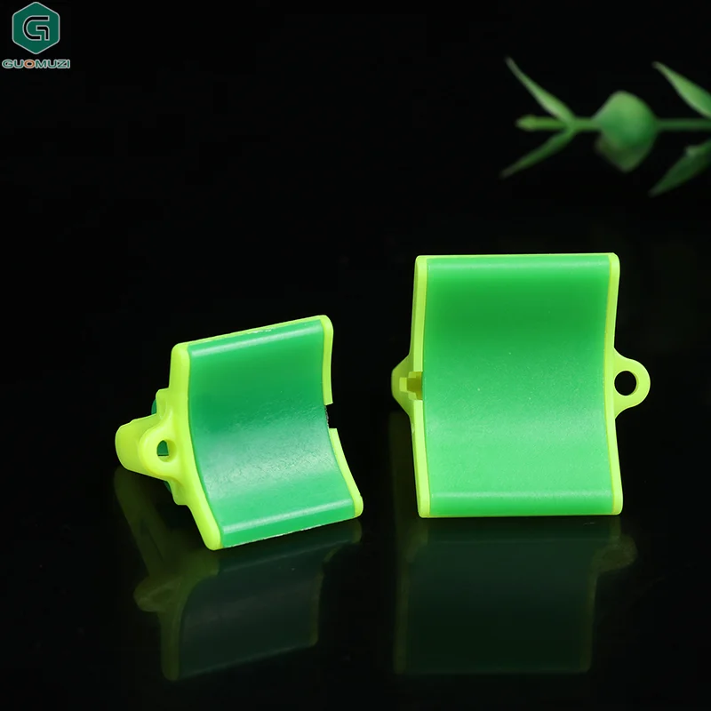 10 قطعة خطاف ثلاثي غطاء هوك حماة مع فتحات الأكمام ملحقات صيد سمك الصيد خارج هوك غطاء السلامة حماية الصيد السنانير