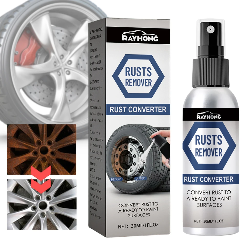 

Многоцелевой спрей для удаления ржавчины, 30 мл, автоматическое удаление пятен от ржавчины, автомобильный детейлинг, удаление ржавчины, супер Удаление ржавчины, очиститель