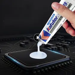 Kraft K-704 704B Silicone Rubber Waterproof Insulation High Temperature Resistant Strong White Black Transparent Sealing Glue