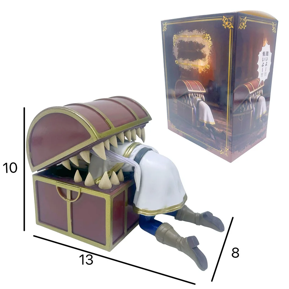 Frieren além do fim da jornada freren caixa de tesouro monstro anime figura brinquedo rolha ação estatueta presentes aniversário