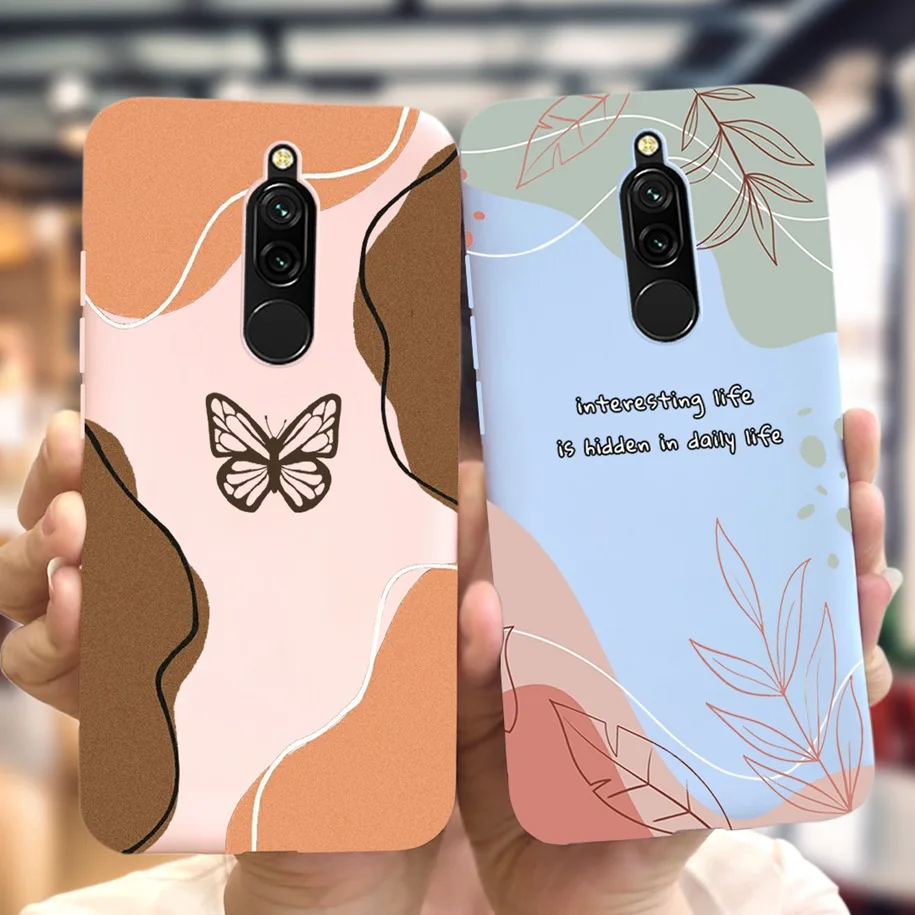 For Xiaomi Redmi 8 Phone Case Luxury Leopard Art Painted Soft TPU Back Protector Cover For Xiaomi Redmi 8A Pro Redmi8 Phone Case