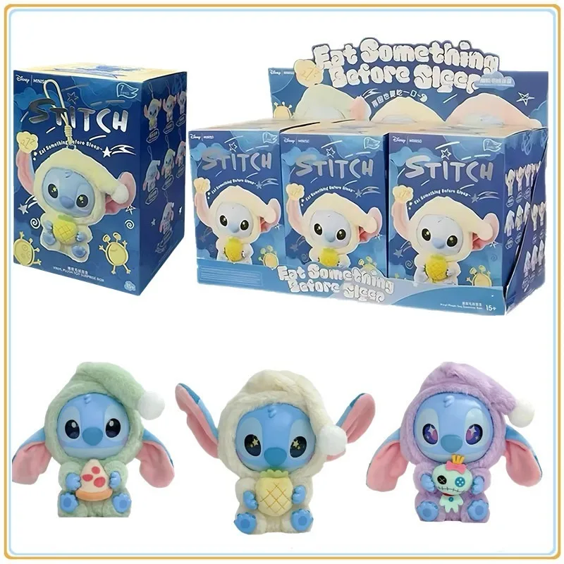 

Stitch Eat Something Before Sleep Series Blind Box Toy Mystery Box Anime Figure Stitch Doll Pendant Ornaments Kid Christmas Gift