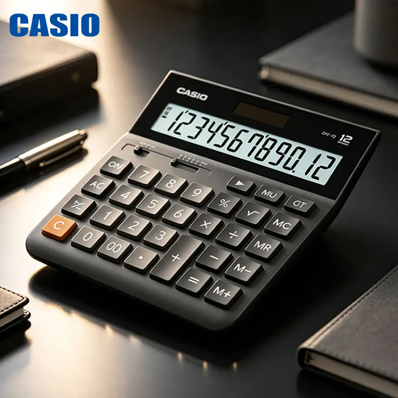 Casio DH-12/MH-12/DJ-120D/DH-14 Portable Office Calculator lightweight Portable Body Engineering Mapping