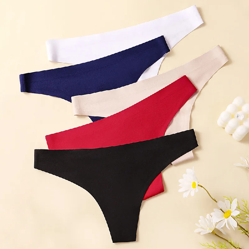 3pcs Women Sexy Thong Panties 2025 New Pack Lingerie Colors G-string Sexy Comfort Thongs Girl Underwear Female Pantys Underpants