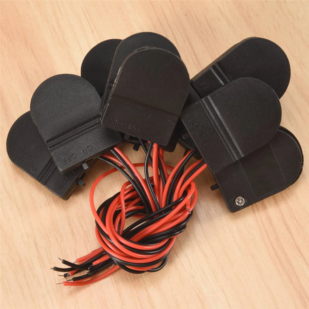 A03V 10 шт. CR2032 кнопка держатель для батарейки типа «таблетка» чехол с переключателем ВКЛ-ВЫКЛ 3 В батарейный отсек