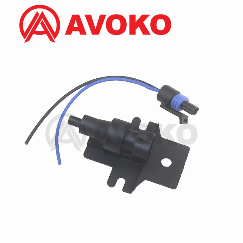 Ambient Outside Air Temperature Sensor W/ Electrical Harness 2Pin Connector Plug For Buick Cadillac Chevrolet Oldsmobile Pontiac