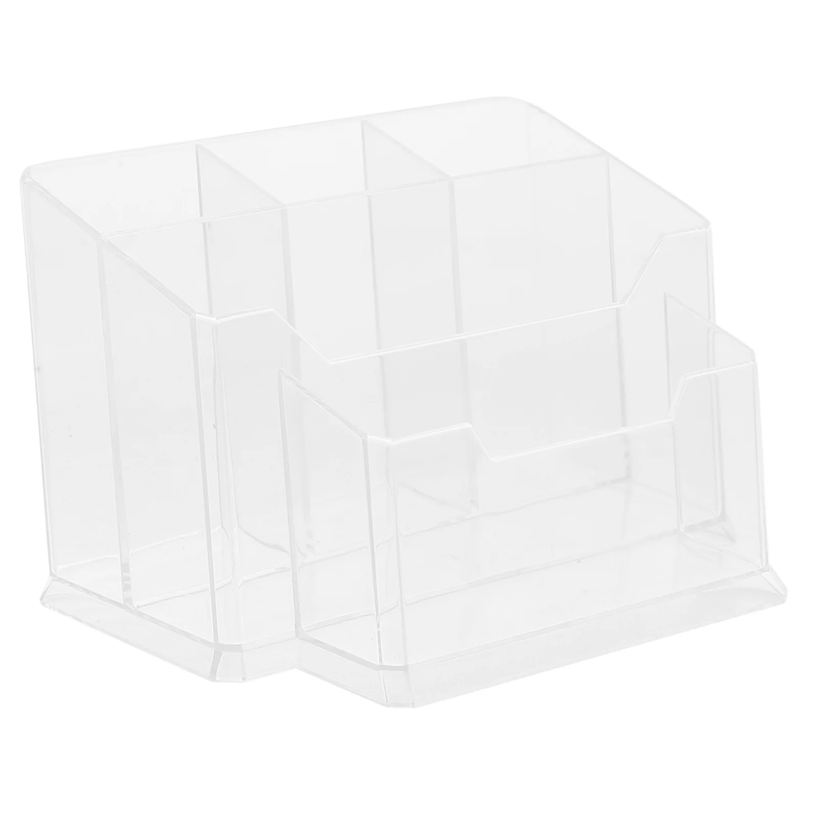 

Nail Tool Storage Box Clear Multi-Compartment Desktop Organizer Manicure Tool Holder Acrylic Storage Office Supply