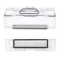 B25B Dust Box With 2 Hepa Filter Parts For Dreame Bot L10 Pro/D9 Pro/D9 Max Vacuum Cleaner Robot Dustbin Box With Filter