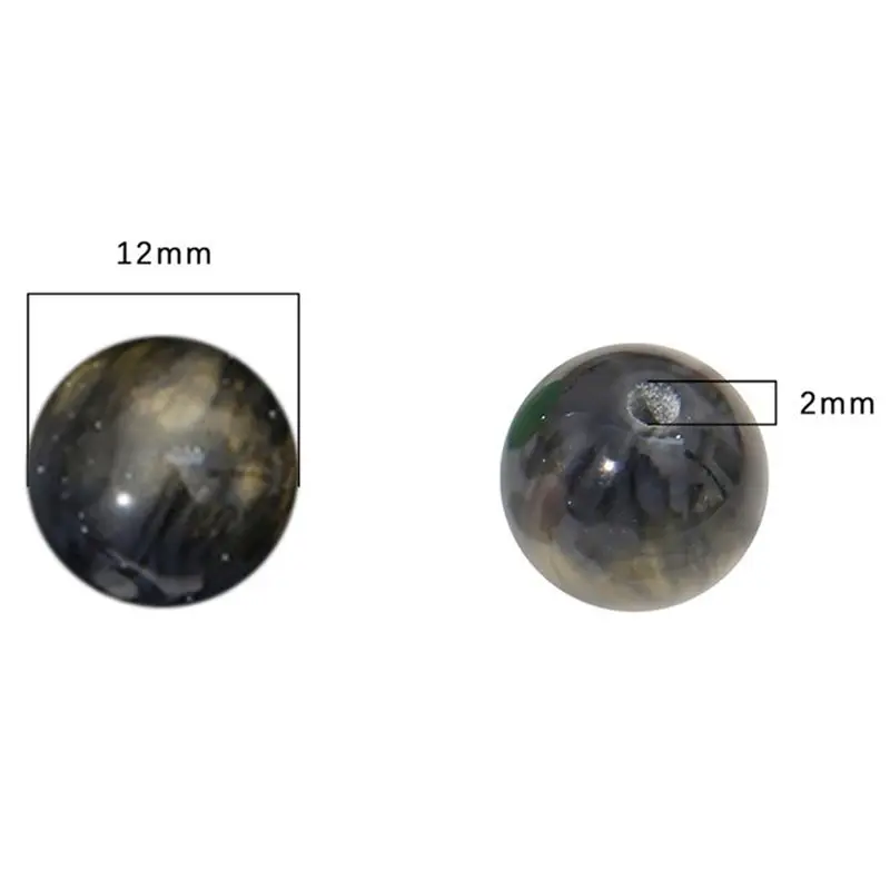 

【COUPON!】{0}Resin Round Beads Beaded Bead Kit Necklace Accessories Bead Handmade Set DIY Material for Making Jewelry Green