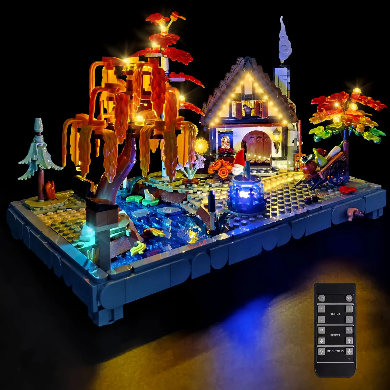 LYBMTWF LED Lighting Kit Suitable for Model 11372 Autumn Cottage Garden (NOT Include Model Bricks)