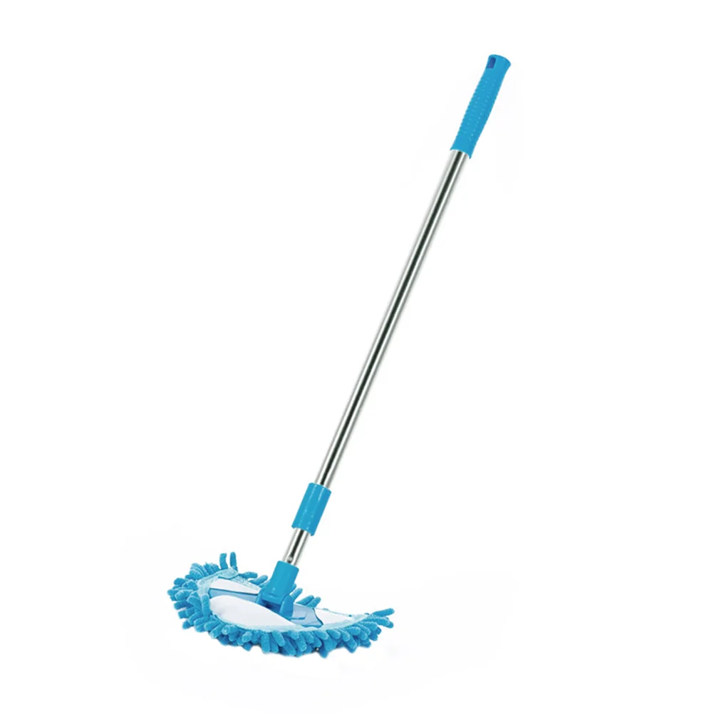 Mini Rotatable Mop Telescopic Triangular Mops Home Cleaning Scrubber Plastic Child