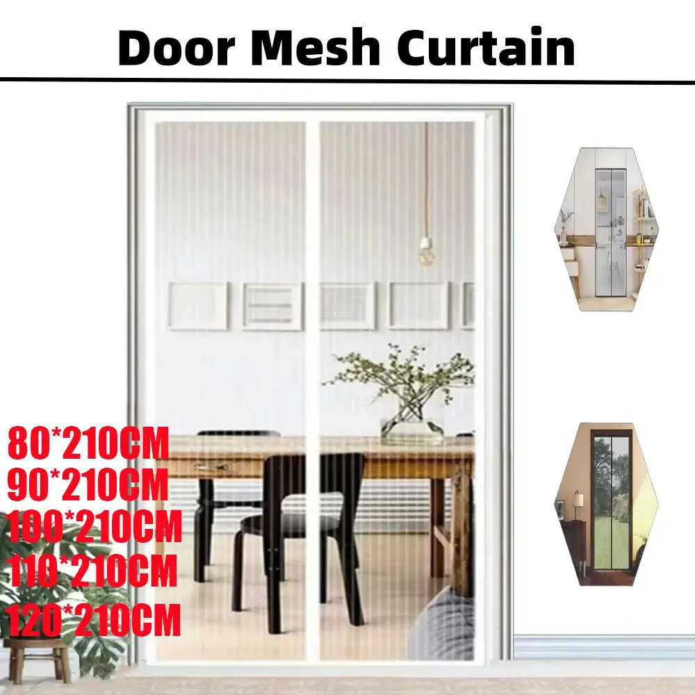 Chiusura automatica porta tenda a rete Anti zanzariera schermo porta universale rete magnetica tenda ventilazione rete antipolvere