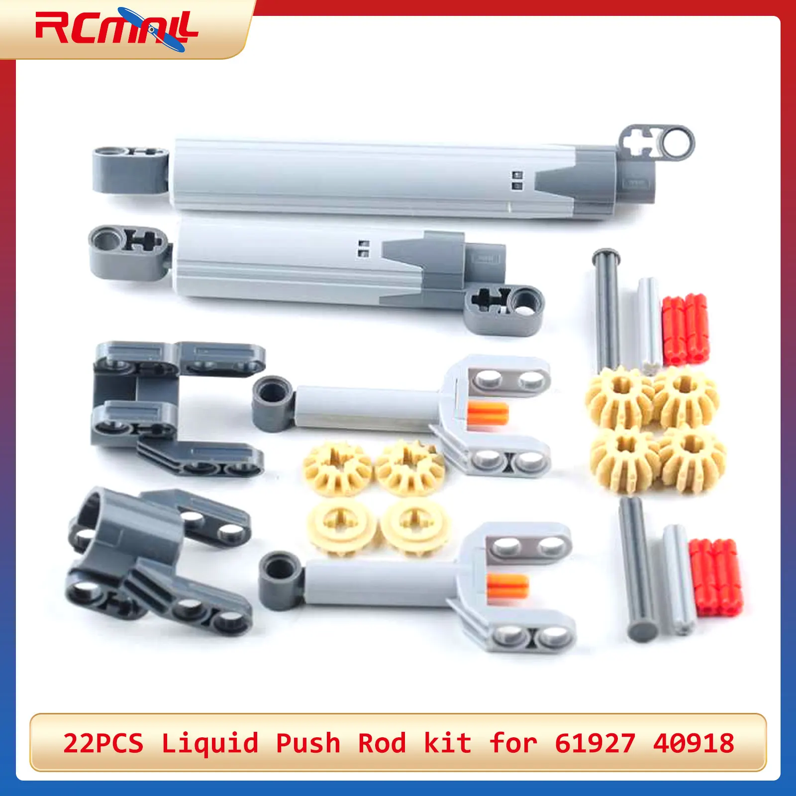 Liquid Push Rod Kit Technology Building Blocks Parts Extended Actuator Push Rod Dynamic Telescopic Rod Bricks Toys 61927 40918