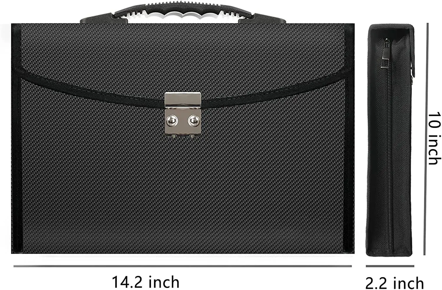 Fireproof Expanding File Folder 24 Pockets Expandable File Folder for Office Home A4 Letter Size Important Document Organizer