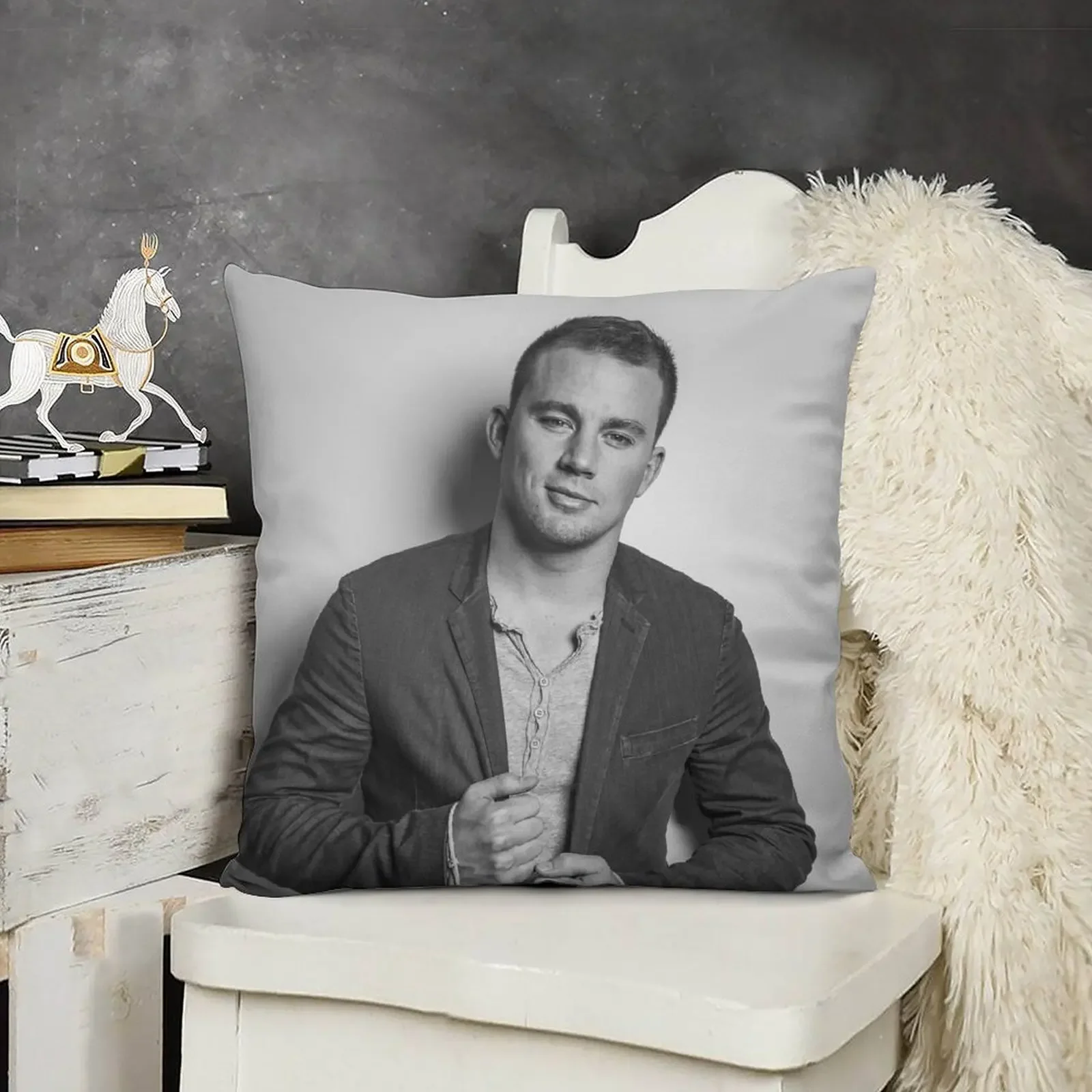 

channing tatum Throw Pillow pillow cover luxury Sofa Covers christmas decorations 2025 Sofa Cushions pillow