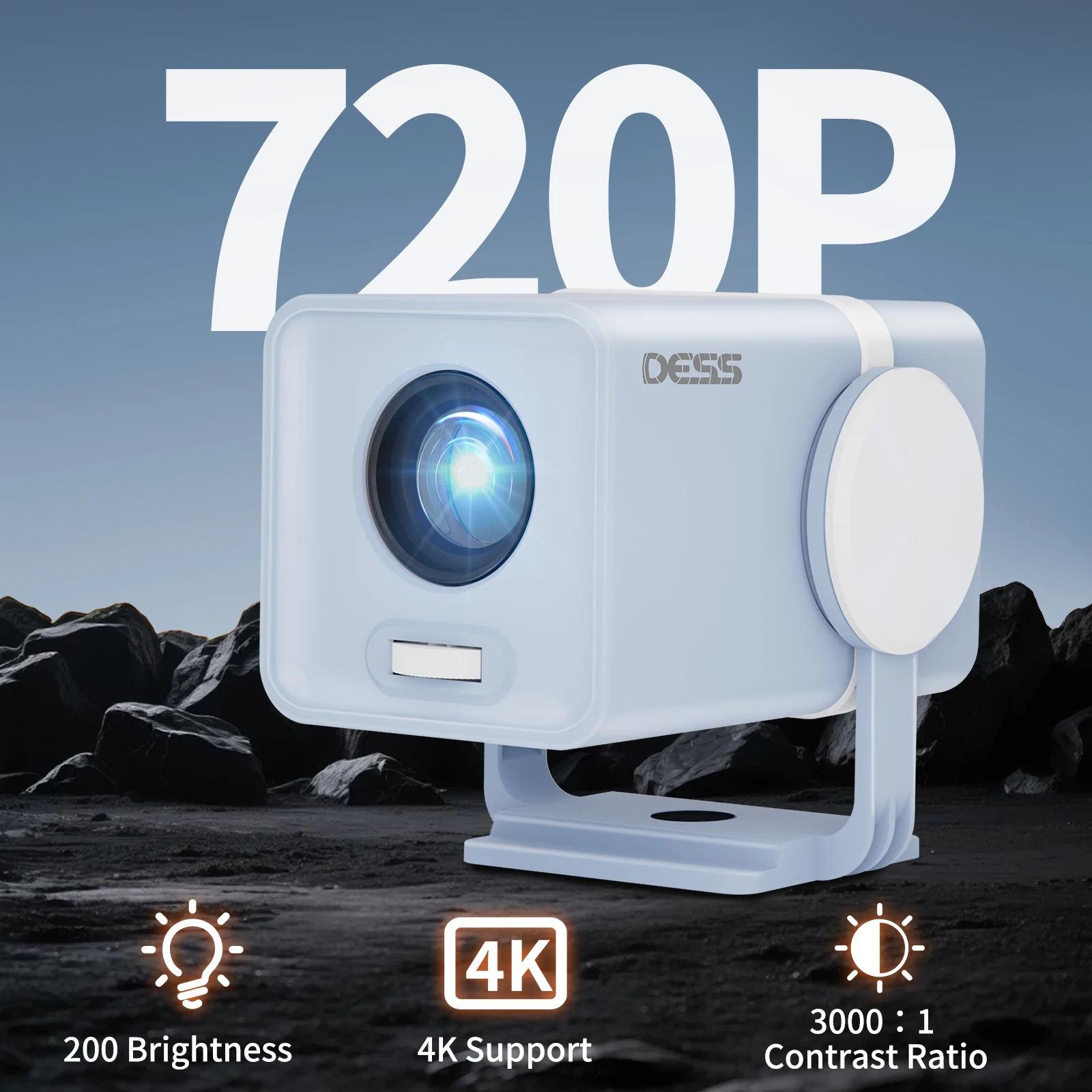جهاز عرض ذكي محمول من DESS يعم - مراجعة Home Cinema Focal وسعره