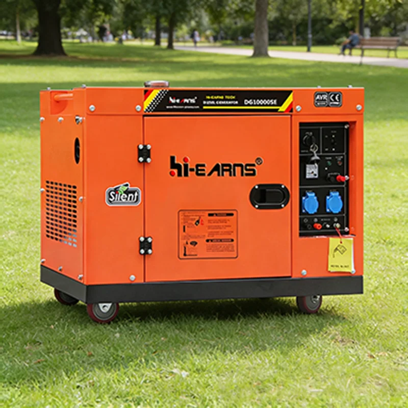 3kva 5kva 8kva 8kw 10kva 50/60Hz Silent & Open Diesel Generator Single Phase Sound Proof Diesel Generator 10kva Generators