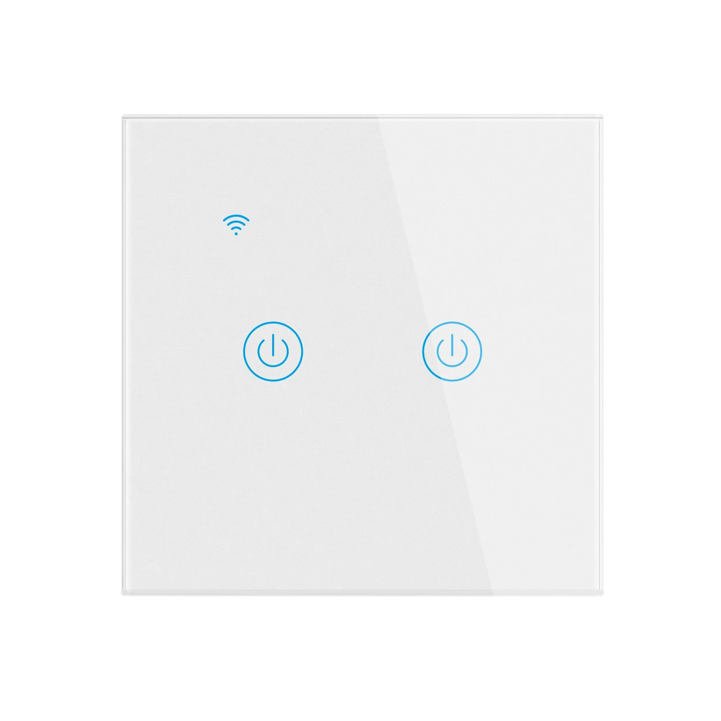 

Cheap And Fine European 400W 2 Gang Smart Touch Switches Glass Wifi Touch Light Switch