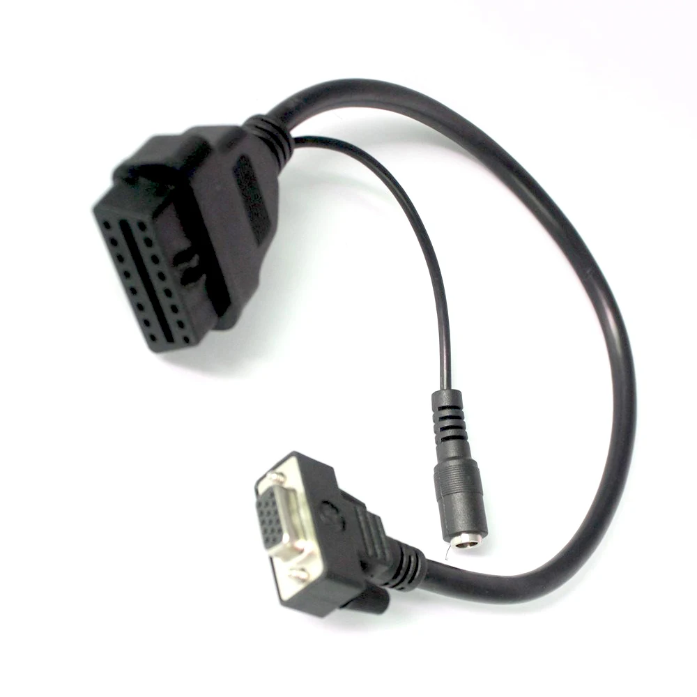 OBD2 15PIN to 16pin for Launch X431 OBD Cable Adapter Conversion Auto Diag Main Cable Car Tools 15 PIN 16-pin