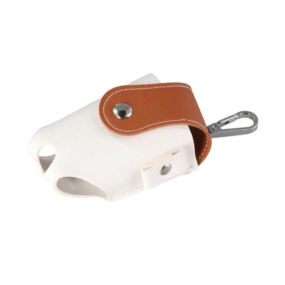 Mini Golf Ball Waist Bag Waterproof PU Leather Golf Belt Bag with Golf Tee Clip Metal Buckle Golf Ball Container