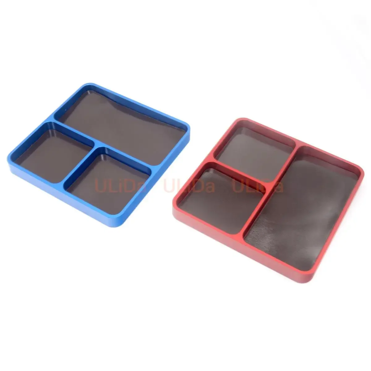 Metal Magnetic 3 Grid  Screw Tray Screws Holder Plate Tools for RC RC Car Boat Model Phone Repair Parts