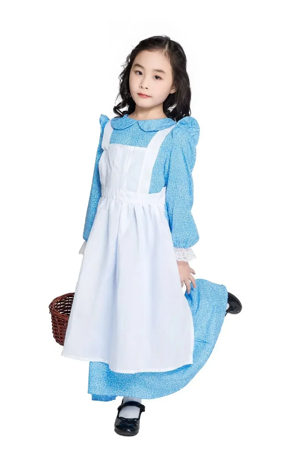 Girls Halloween Carnival Historical Arlene's Costumes California Costumes Pioneer Girl Child Kids Costume Fancy Dress Role-Play