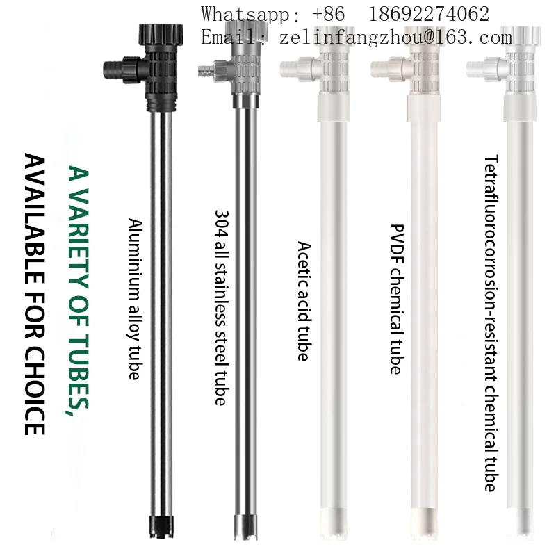 CAVITT High Pressure Chemical Resistant PTFE Tube 880W Brushless Motor Drum Pump OEM Industrial Transfer Heavy Duty Pro