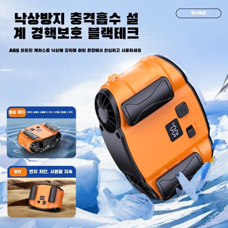 

Портативный поясной подвесной вентилятор с двойной розеткой, охлаждающий вентилятор для кемпинга, зарядка через USB, уличный вентилятор дальнего действия