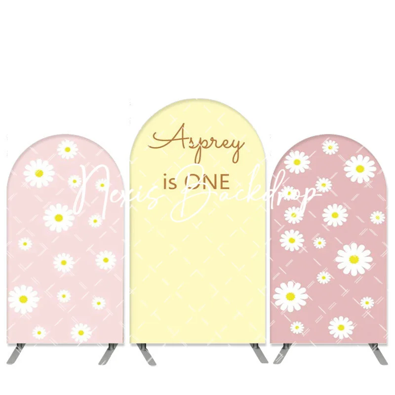 

Retro Daisy First Birthday Backdrop for Girls Bday Decors Background Little Girl 1st Boho Flower Groovy One Cake Table Banner