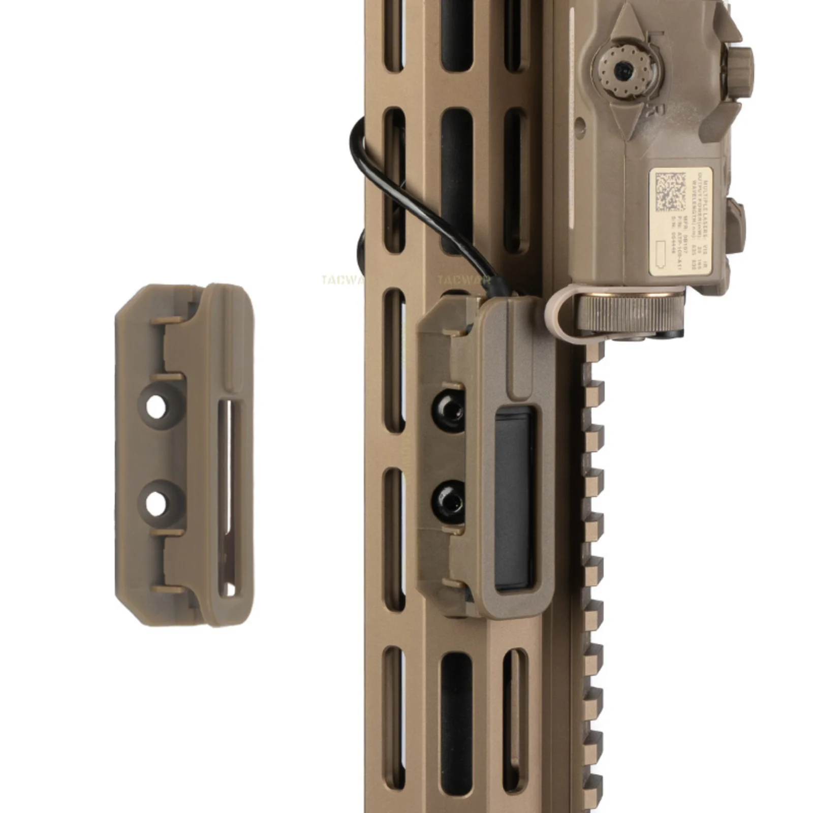 Airsoft Nylon SF 45° Remote Pressure Switch Cover Mounting Slot M-LOK for SF Tactical Flashlight Pressure Pad Switch
