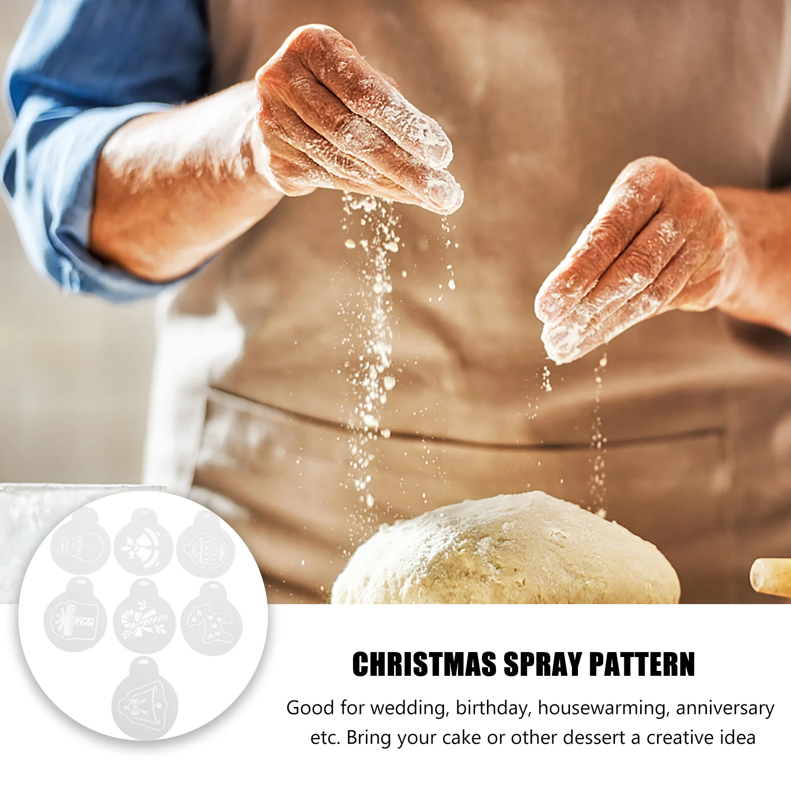 

22Pcs Christmas Cookie Stencil DIY Making Mold Set for Baking Dessert Decoration Craft Art Embossing Template Craft Art Stencil