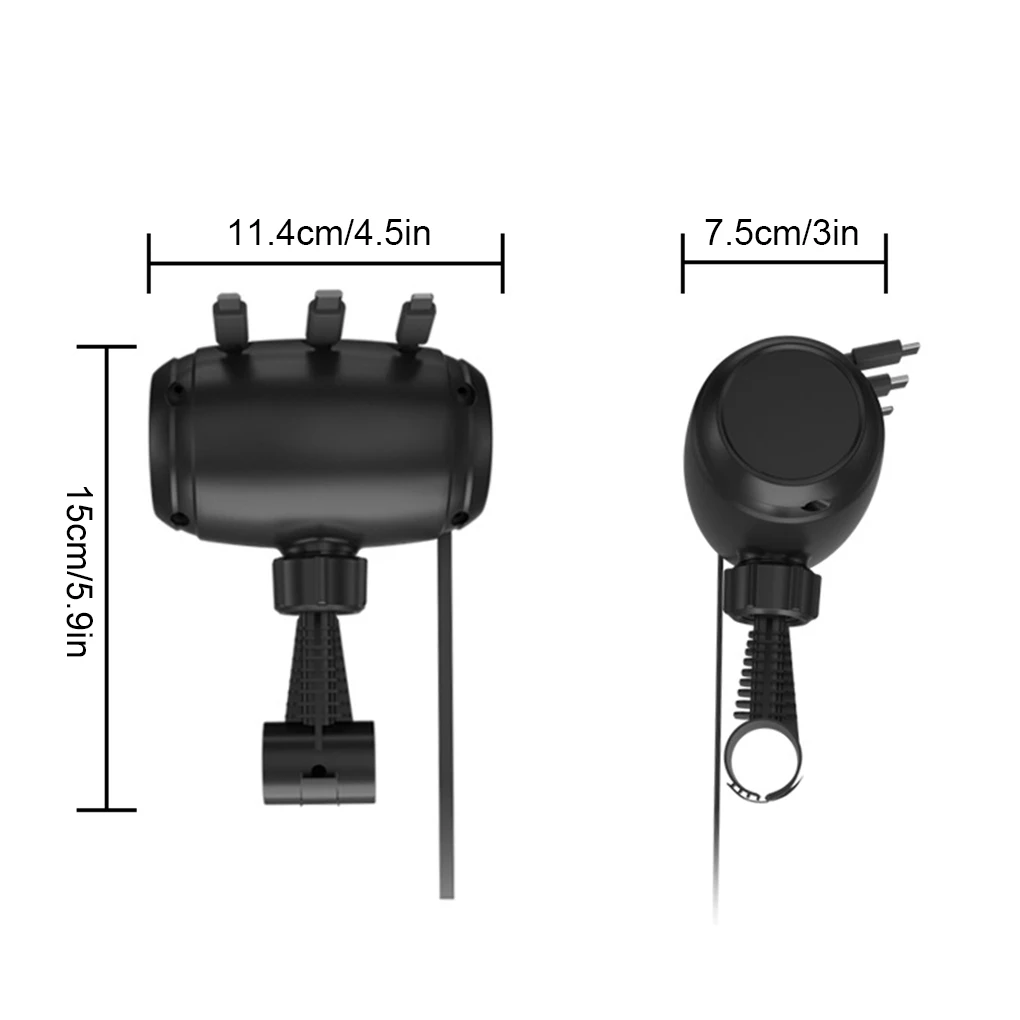 Telescopic Car Headrest Charger For Apple/Android/Type-C Devices Car Headrest Backseat Car Charging