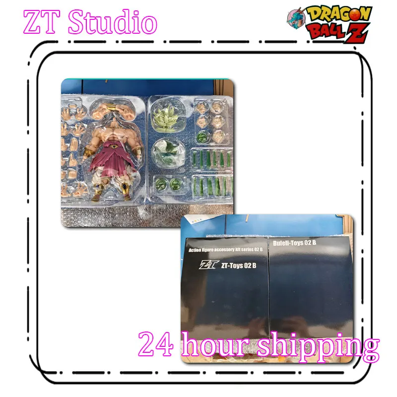 В наличии: Фигурки ZT Studio Dragon Ball Z SHF Super Saiyan SSJ3 Broly Broli Battle Damaged, аниме-фигурки, игрушки, модели из ПВХ, подарки