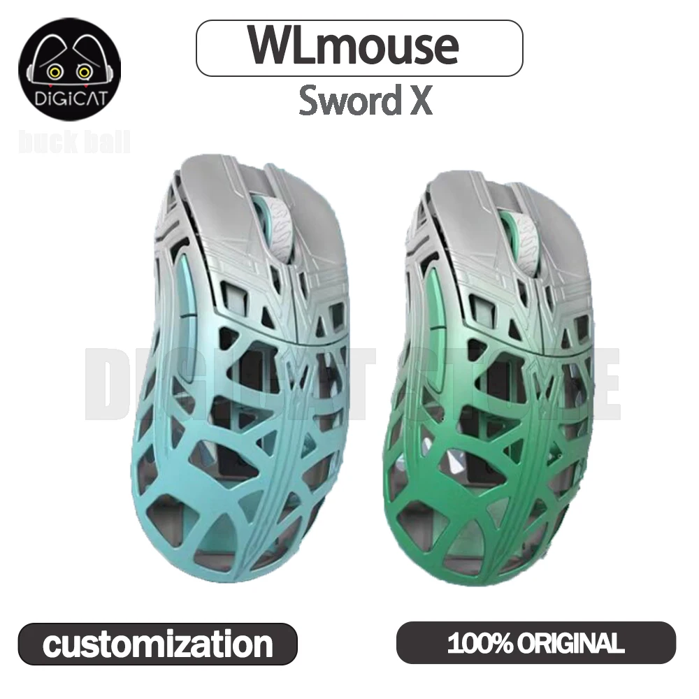 Wlmouse Sword X Wireless Mouse WanLing PAW3950HS Sensor Nordic 52840 Chip 8K FPS Gamer Mouse Magnesium Pc Gaming Customize Gifts