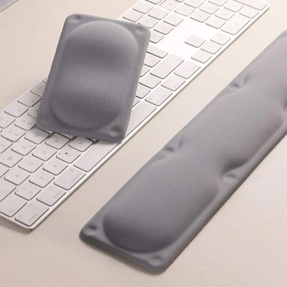 Creative Keyboard Mouse Pad Non-Slip Soft Ergonomic Mouse Pad Wrist Support Comfortable Mouse Wrist Support Mat