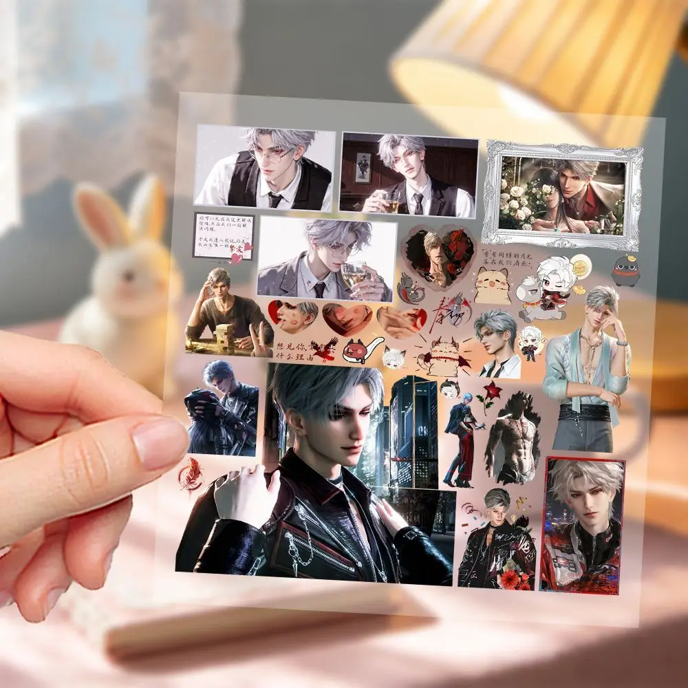 1pcs Cartoon Anime Love and Deepspace Sylus  Cute 3D embossed Stickers Decor Decals DIY for Phones, Notebooks Birthday Gift