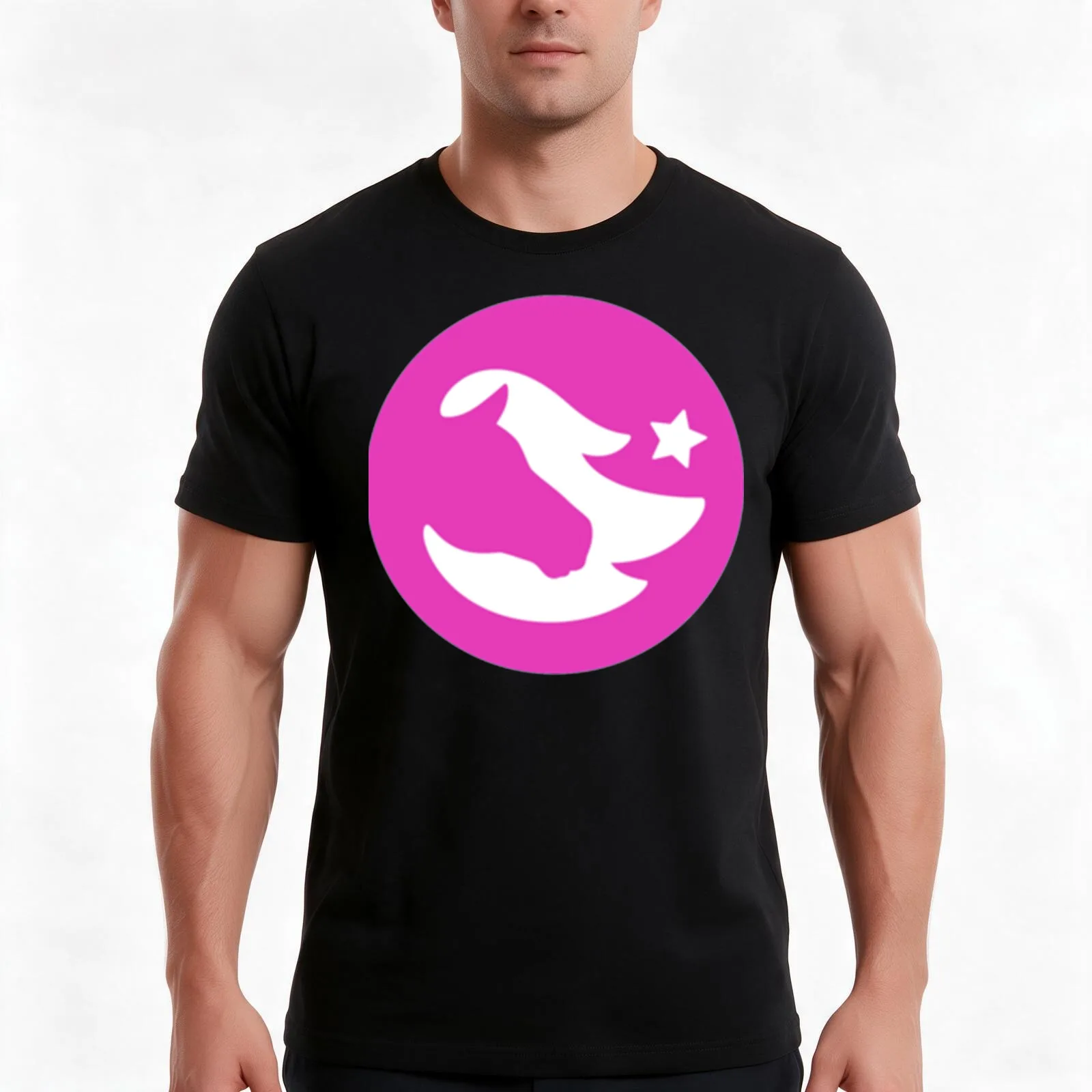 star stable T-Shirt, Summer Casual Cotton Tee, Oversized Streetwear Tops, Vintage Graphic Print, Loose Fit Short Sleeve