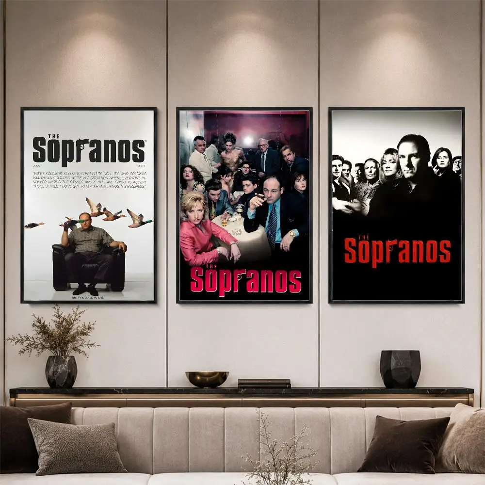 Series The Sopranos Tony Soprano Poster HD PP Waterproof Eco-Friendly For Kitchen Bathroom Wall Art Bedroom Home Decor