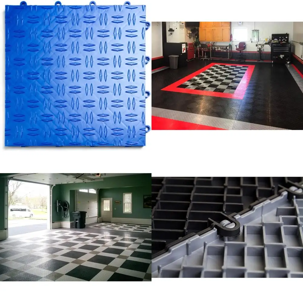 بلاط جراج كوبوليمر عالي التحمل غير قابل للانزلاق - متين وحدات، سهل التركيب، حل أرضية طويل الأمد