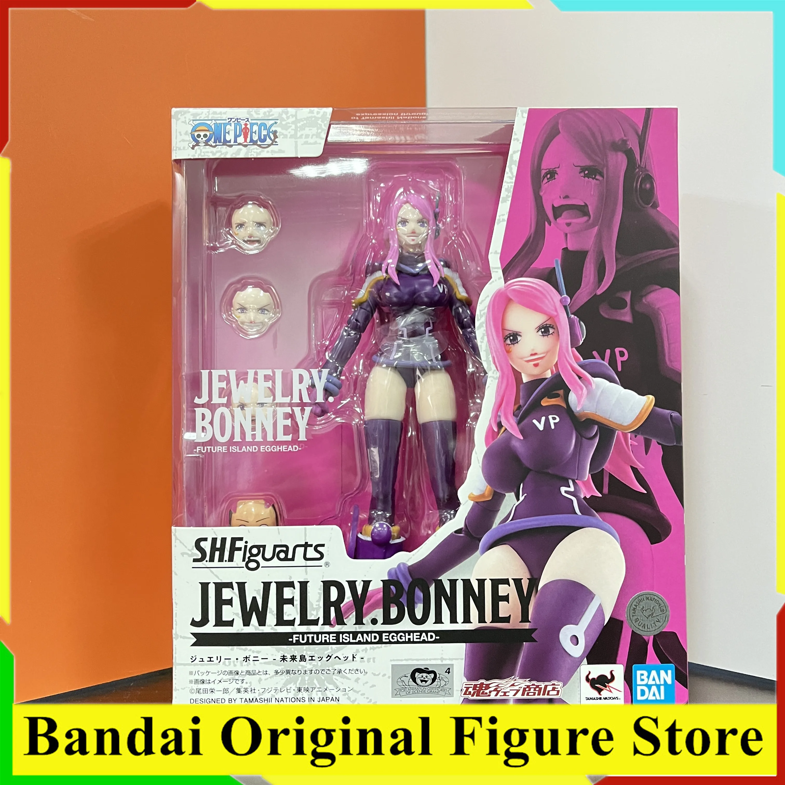 الأصلي بانداي S.H.Figiarts قطعة واحدة مجوهرات بوني المستقبل جزيرة البيض ألعاب شخصيات الحركة البلاستيكية نموذج جمع دمية