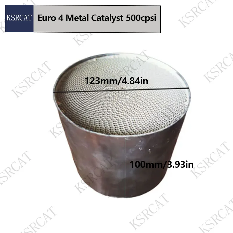 Auto Catalyst Euro 4 Metal Catalytic 123*100MM 500CPSI Catalytic Converter Suitable FOR Cars Exhaust Catalyst Converter