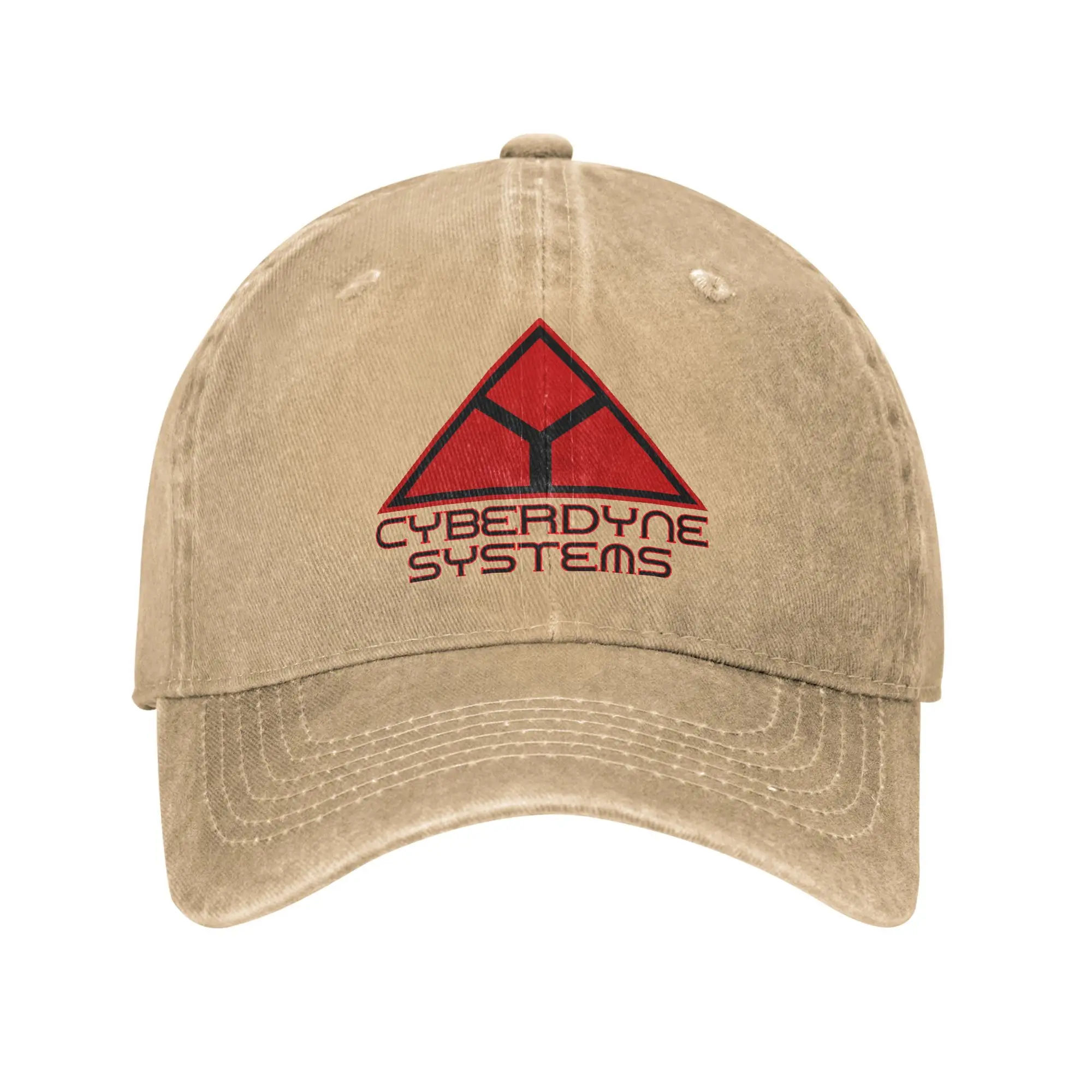 Washed Baseball Cap Skynets Logo Summer Trucker Hat For Couple Women  Cyberdyne-Systems y2k Hiking Fishing Sun Baseball Caps