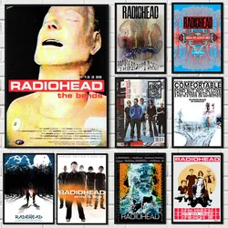 Rock Band Radiohead Music Art Poster Retro OK Computer Album Canvas Painting Wall Pictures Home Decor For Bedroom Fans Gift