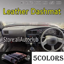 Leather Dashmat Suede Dashboard Cover Pad Dash Mat Accessories Car For Toyota Hilux 4x4 Pickup N80 N90 N100 N110 1988 – 1997