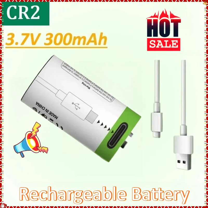 

New 2-10pcs CR2 3.7V 300mAh Rechargeable LI-ION Battery Digital Camera GPS Security Medical Equipment Made A Special Battery