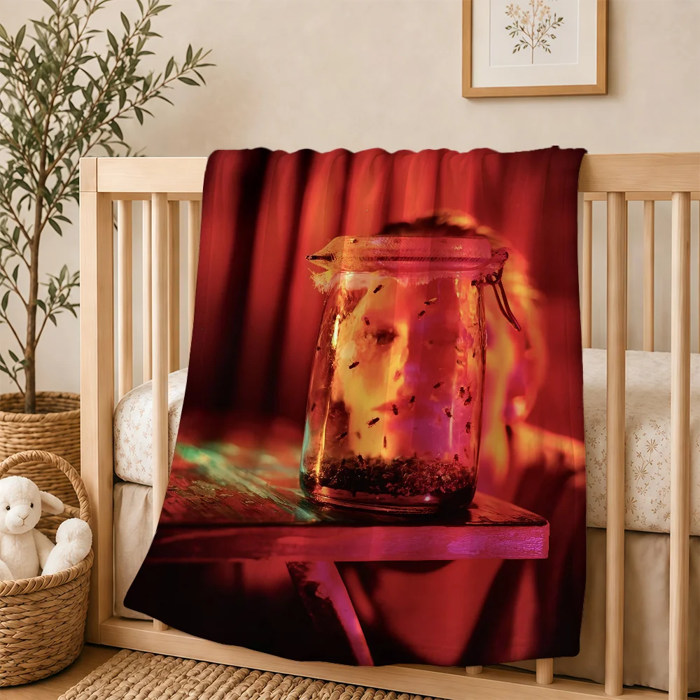 Band A-Alice In C-ChainsS Blanket For Soft Warm Knee For Bedroom Living Room Bed Sofa Camping Picnic Office Gift