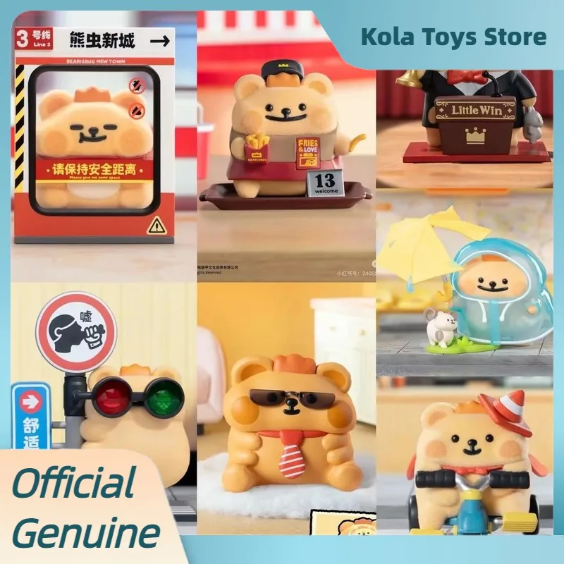 

Genuine TOPTOY Bearisbug Adventures In Brobdingnog Series Figure Blind Box Collectible Ornament Trendy Toy Desktop Decor Gift