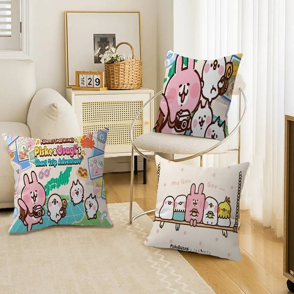 

Декоративная наволочка с мультяшным рисунком K-Kanaheis, декор для дома, для спальни, дивана, кровати, 45x45 см