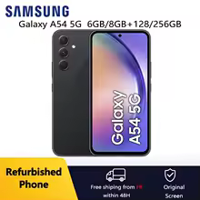 Samsung Galaxy A54 5G reacondicionado Original 6,4 "AMOLED 6/8GB RAM 128/256GB Octa Core Exynos NFC teléfono celular desbloquead